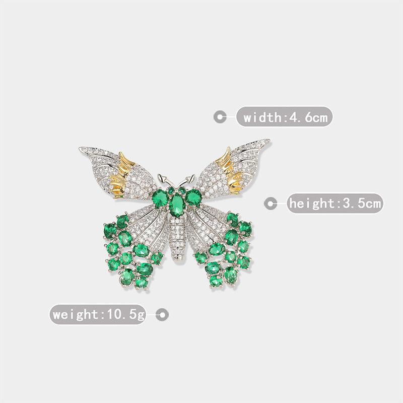 Two-color Butterfly Brooch Corsage