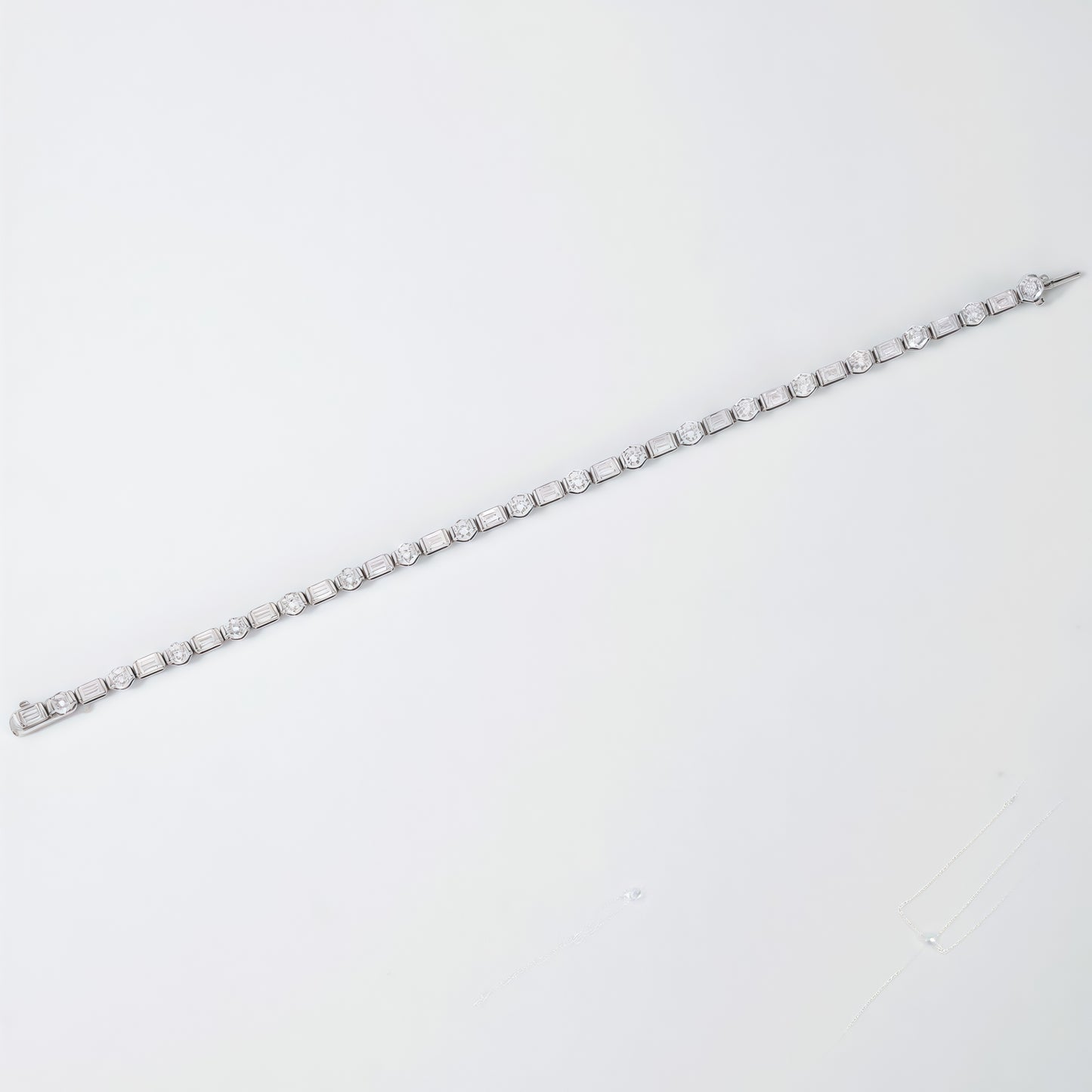 5.95ctw Round Brilliant Cut CVD Lab Grown Diamond Classic Tennis Bracelet in Solid PT950 Platinum