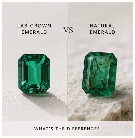 Lab-grown Emerald vs Natural Emerald