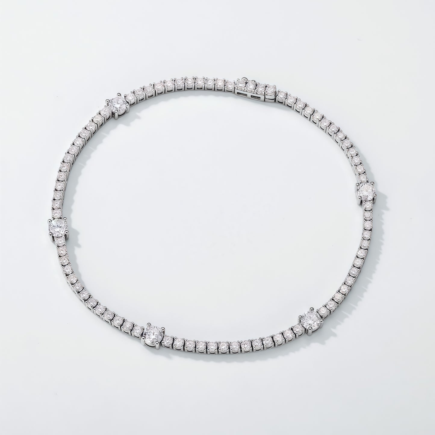 2.7CT Lab-Grown Diamond Tennis Bracelet in PT950 Platinum | Elegant Women's Luxury Bracelet