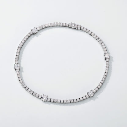 2.7CT Lab-Grown Diamond Tennis Bracelet in PT950 Platinum | Elegant Women's Luxury Bracelet