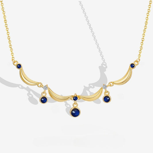 S925 Sterling Silver French Vintage Necklace