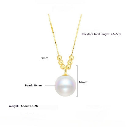 S925 Sterling Silver Australian White Highlight Necklace