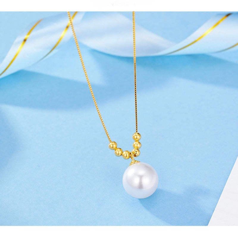S925 Sterling Silver Australian White Highlight Necklace