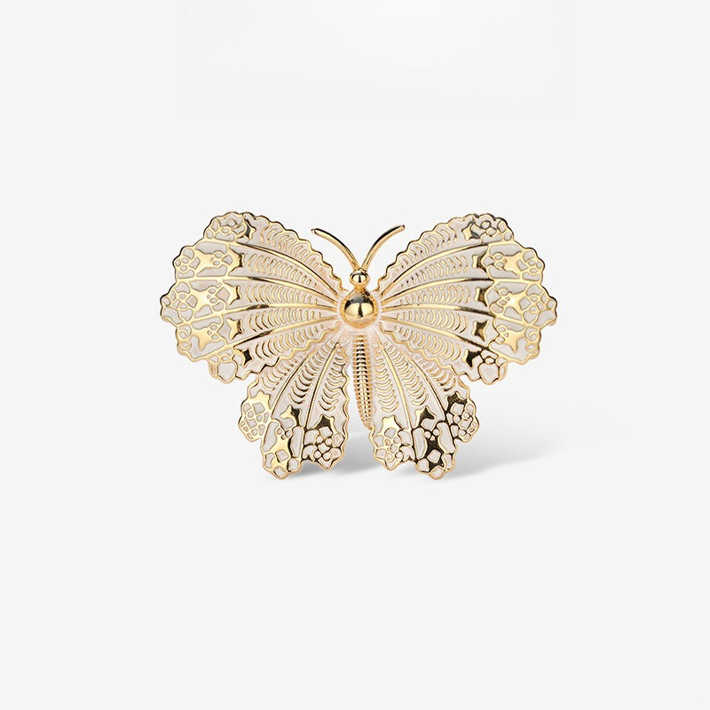 Enamel Butterfly Brooch
