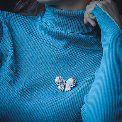 Enamel Butterfly Brooch