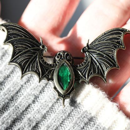 Retro Bat Brooch
