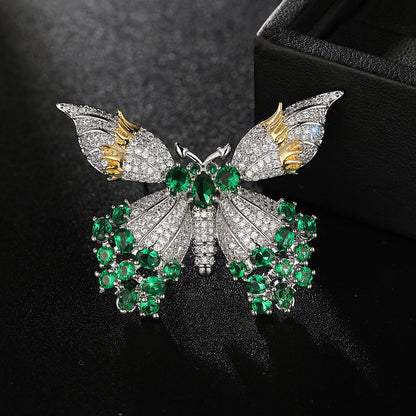 Two-color Butterfly Brooch Corsage