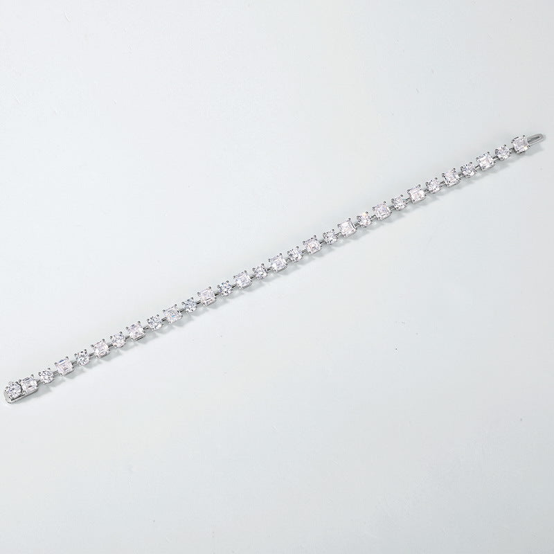 Classic PT950 Platinum Lab Grown Diamond Tennis Bracelet | Luxury Fine Jewelry