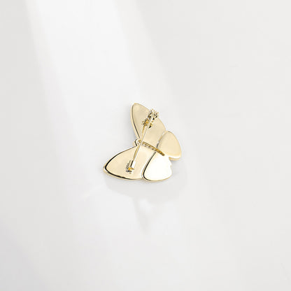 Break The Cocoon Into A Butterfly Natural Shell Butterfly Brooch
