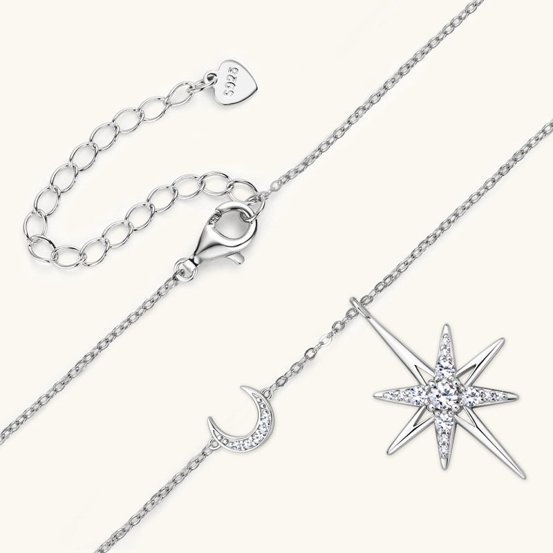 Dapaza Life Octagram Moissanite Necklace