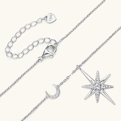 Dapaza Life Octagram Moissanite Necklace
