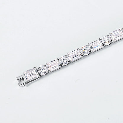 Elegant PT950 Platinum Lab Grown Diamond Bracelet | Timeless Luxury Fine Jewelry