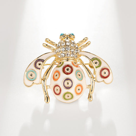 Enamel Bee Brooch