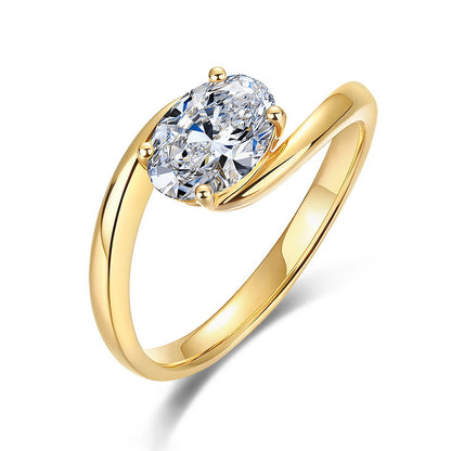 Pt950 Everlasting Ring Cultivated Diamond Closed Ring