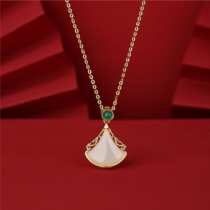 Dapaza  Natural Hetian Jade Necklace