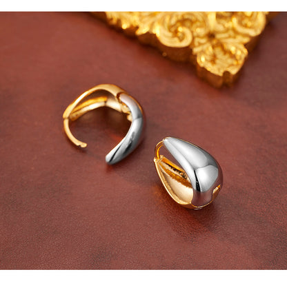 925 Sterling Silver Water Drop Earrings Personalized Simple Design Silver Jewelry