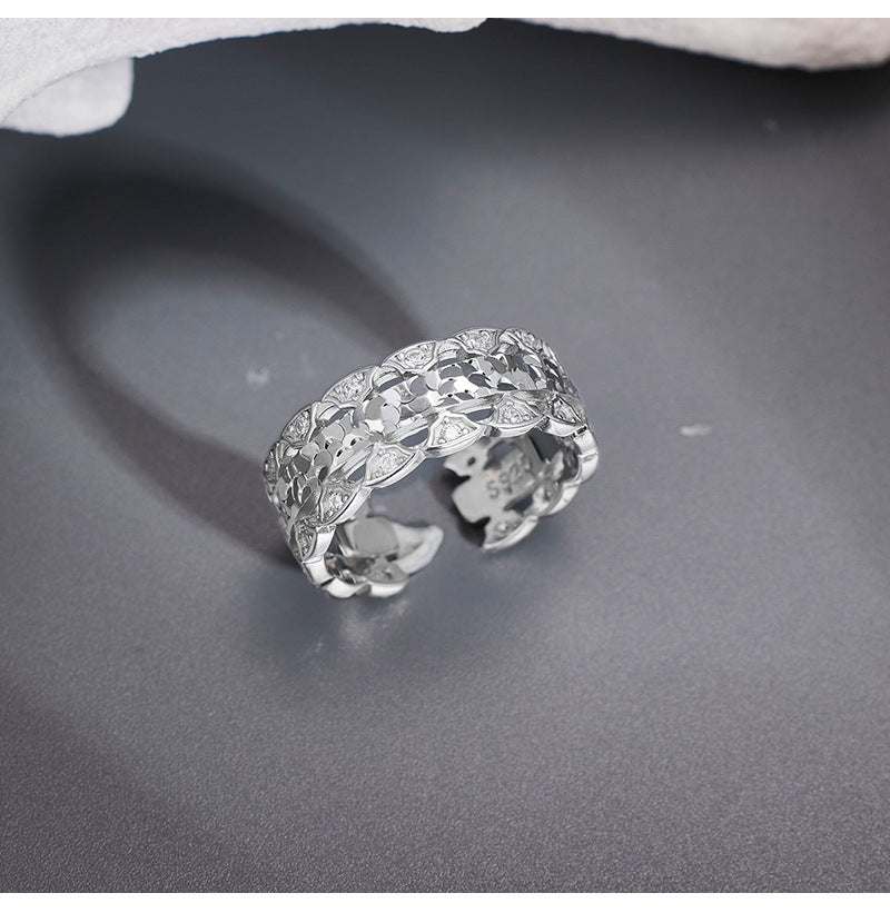 Dapaza 925 Sterling Silver Ring Niche Design