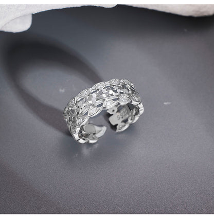 Dapaza 925 Sterling Silver Ring Niche Design