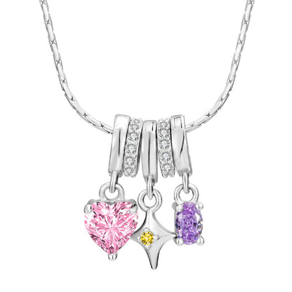 S925 Sterling Silver Dopamine Astral Love Necklace