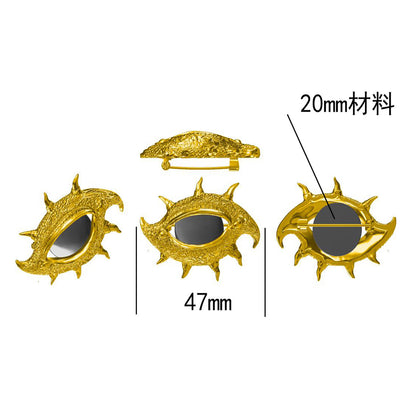 Eye Brooch for Apparel and Suits