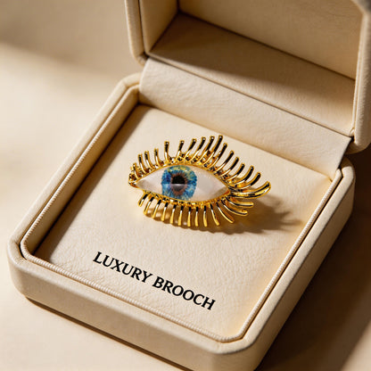Vintage Eyelash Brooch