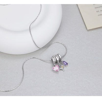 S925 Sterling Silver Dopamine Astral Love Necklace