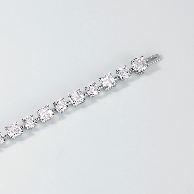 Classic PT950 Platinum Lab Grown Diamond Tennis Bracelet | Luxury Fine Jewelry