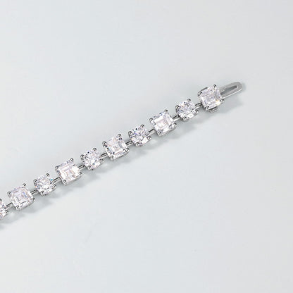 Classic PT950 Platinum Lab Grown Diamond Tennis Bracelet | Luxury Fine Jewelry