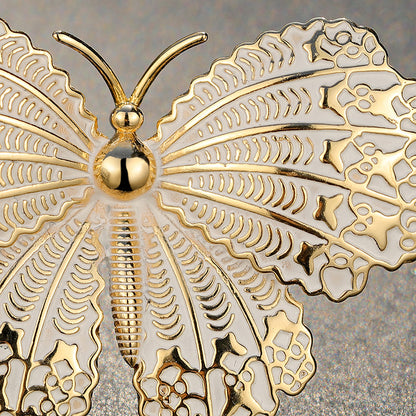 Enamel Butterfly Brooch
