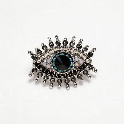 Devil's Eye Diamond Brooch