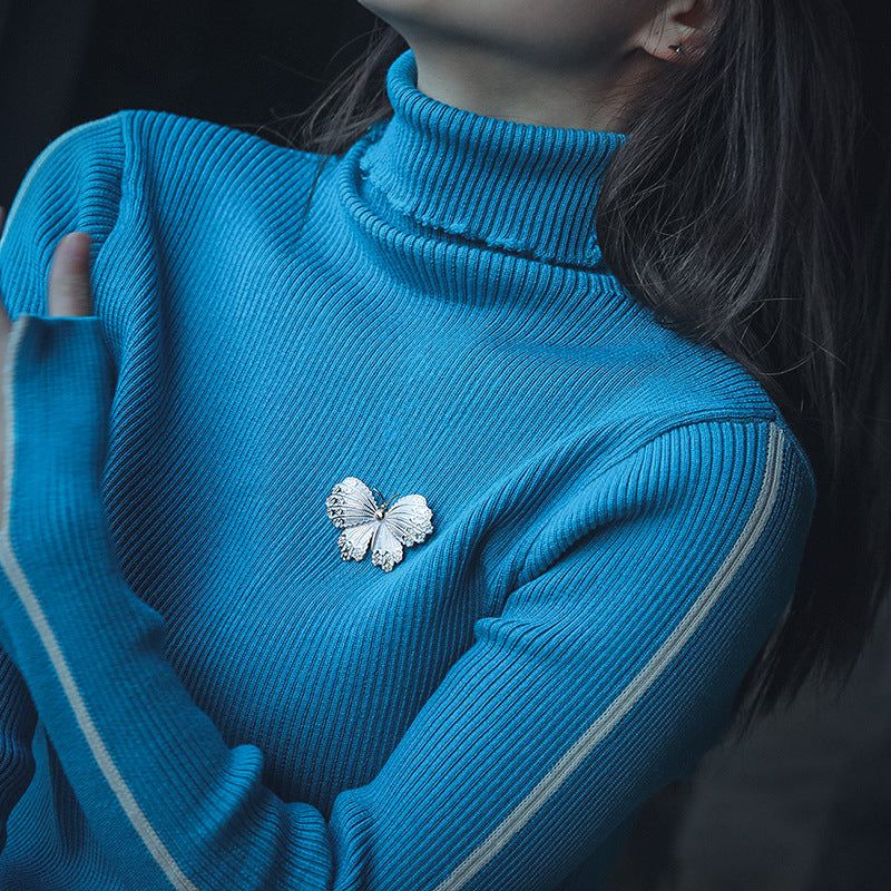 Enamel Butterfly Brooch
