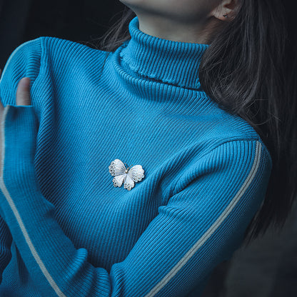 Enamel Butterfly Brooch