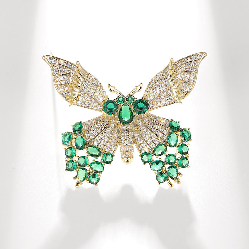 Two-color Butterfly Brooch Corsage