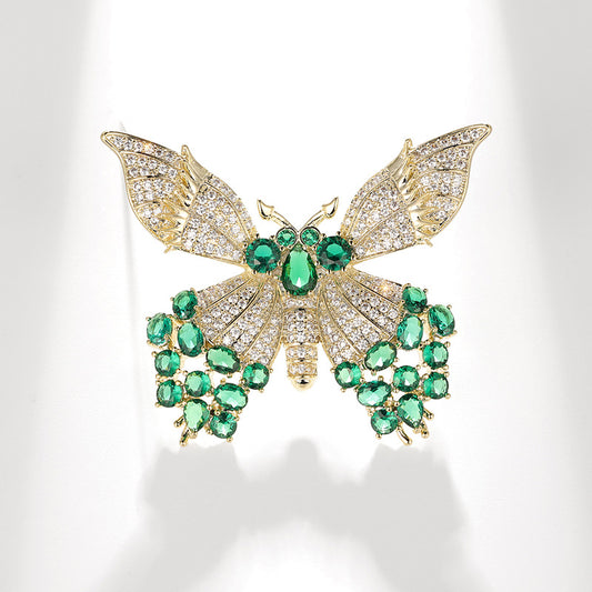 Two-color Butterfly Brooch Corsage
