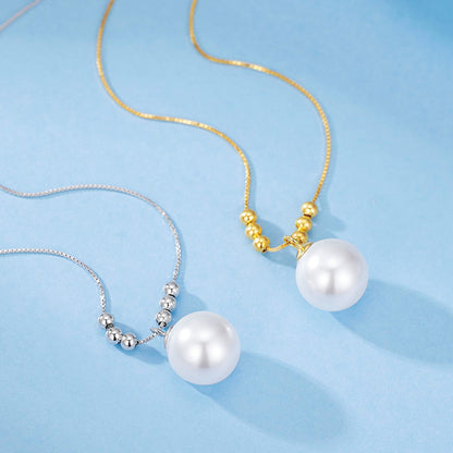S925 Sterling Silver Australian White Highlight Necklace