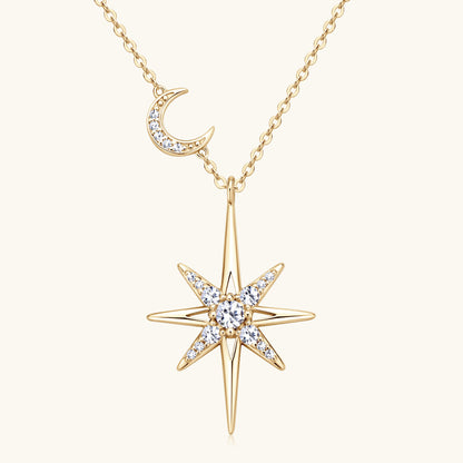 Dapaza Life Octagram Moissanite Necklace