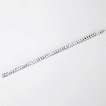 9.85ctw Round Brilliant Cut Lab Grown Diamond Tennis Bracelet in Solid PT950 Platinum