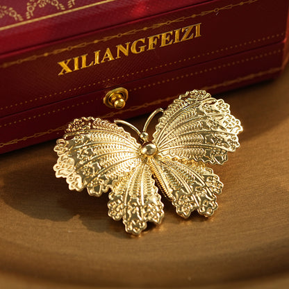 Enamel Butterfly Brooch