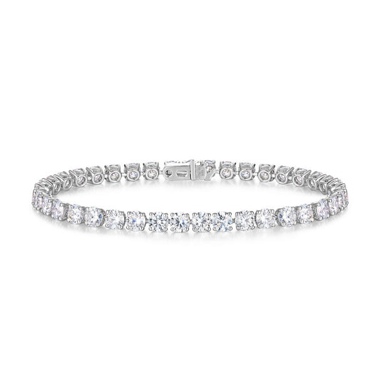 9.35ct Luxury Single Row Lab Diamond Tennis Bracelet | PT950