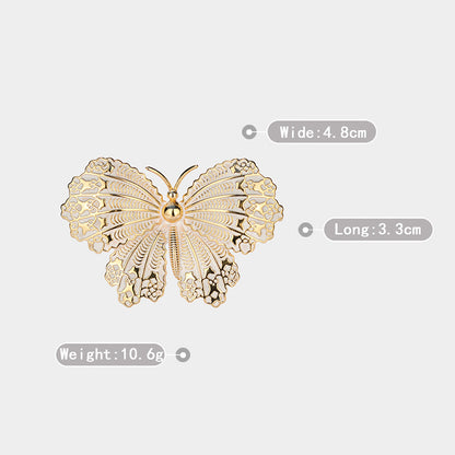 Enamel Butterfly Brooch