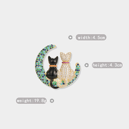Cartoon Cat Brooch