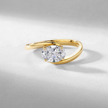 Pt950 Everlasting Ring Cultivated Diamond Closed Ring