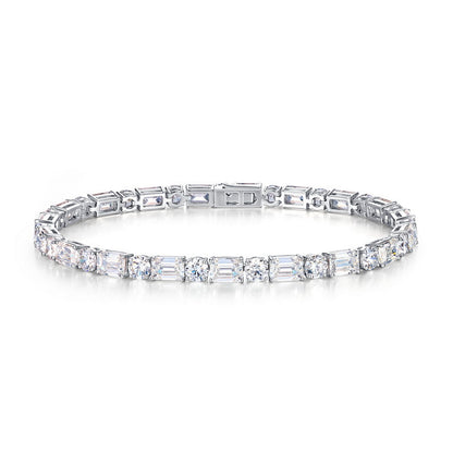 Elegant PT950 Platinum Lab Grown Diamond Bracelet | Timeless Luxury Fine Jewelry
