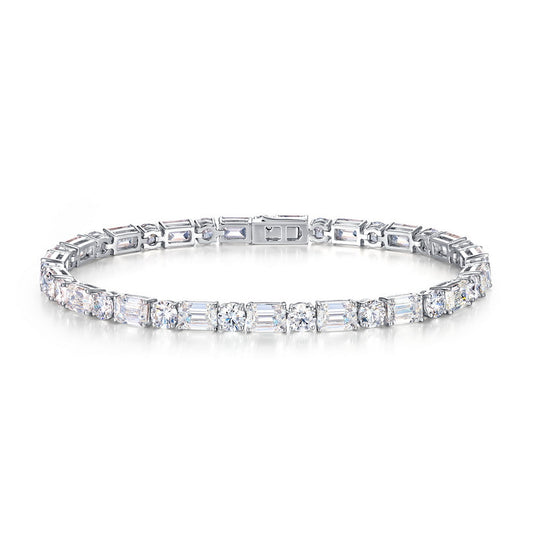 Elegant PT950 Platinum Lab Grown Diamond Bracelet | Timeless Luxury Fine Jewelry