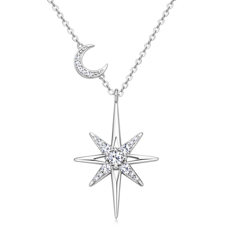 Dapaza Life Octagram Moissanite Necklace