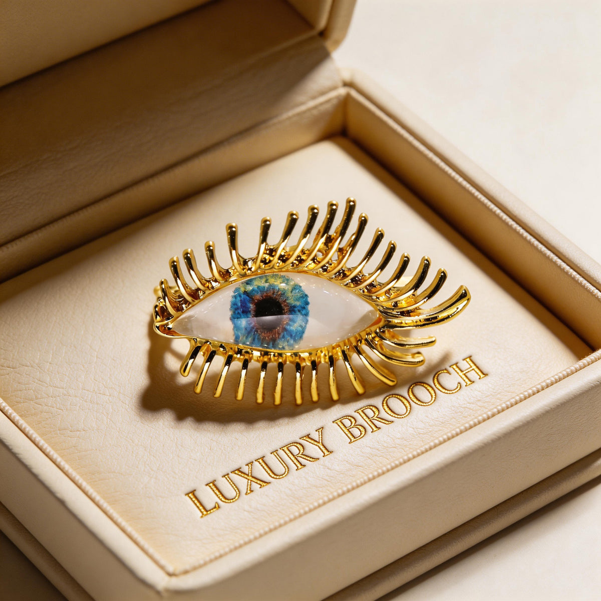 Vintage Eyelash Brooch
