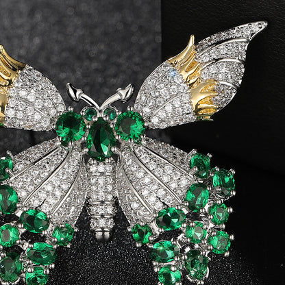 Two-color Butterfly Brooch Corsage