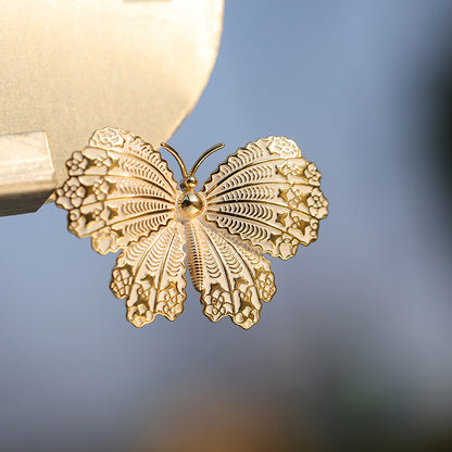Enamel Butterfly Brooch