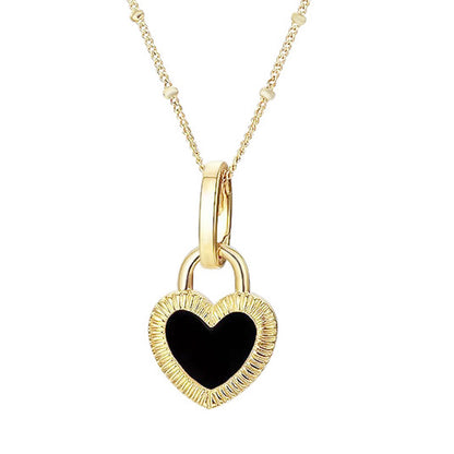 Maillard Accessories S925 Sterling Silver Necklace Women's Double-sided Mother-of-pearl Light Luxury Collarbone Chain Cross-border Cold Style Style